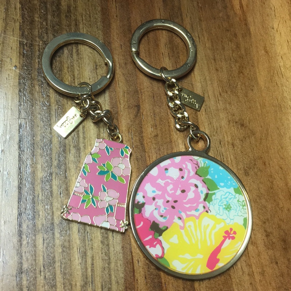 Lilly Pulitzer key chains NEW